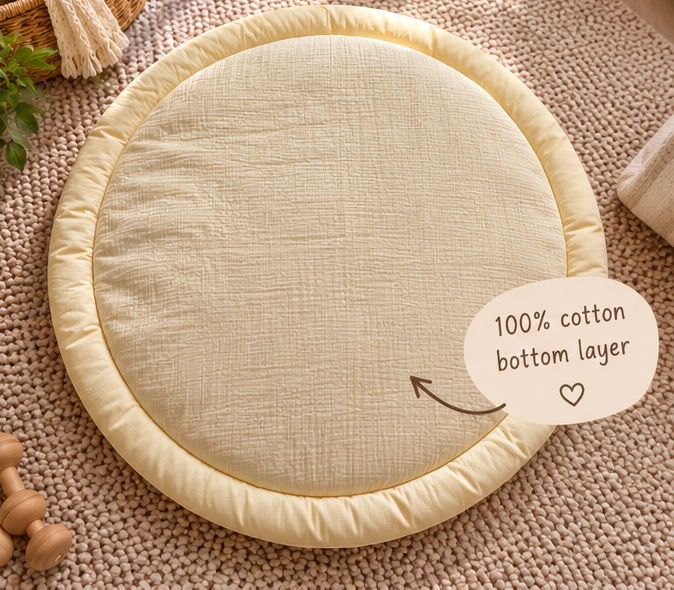 Butter Yellow Tummy Ttime Mat