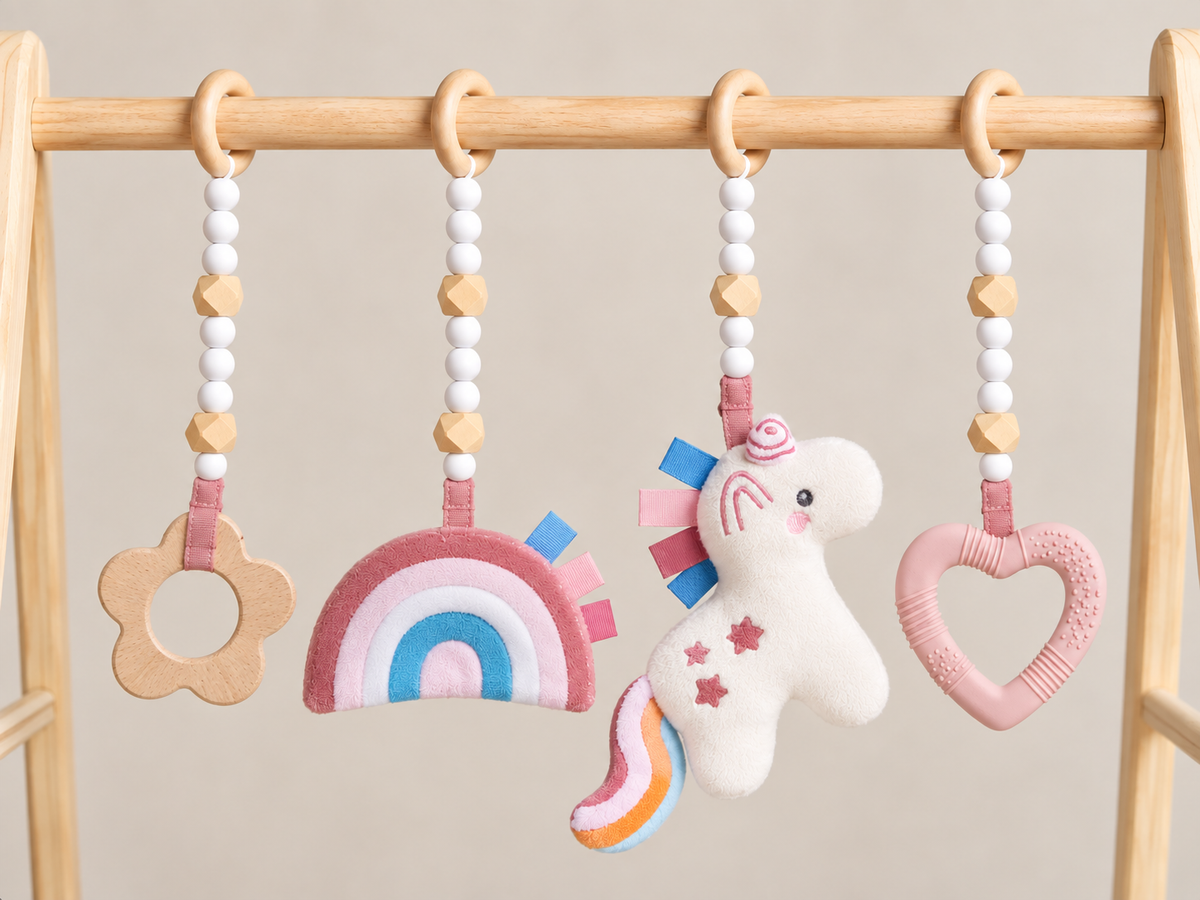 The Little Explorer Play Gym Set – Unicorn & Butter Yellow 🦄🌼