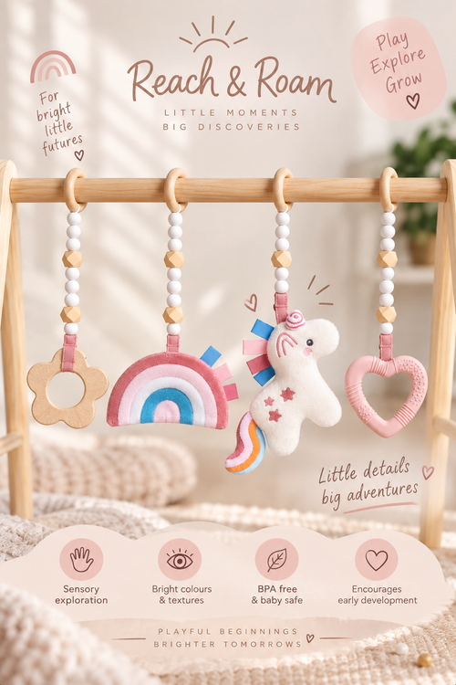 Enchanted Unicorn Sensory Dangle Set | Girls