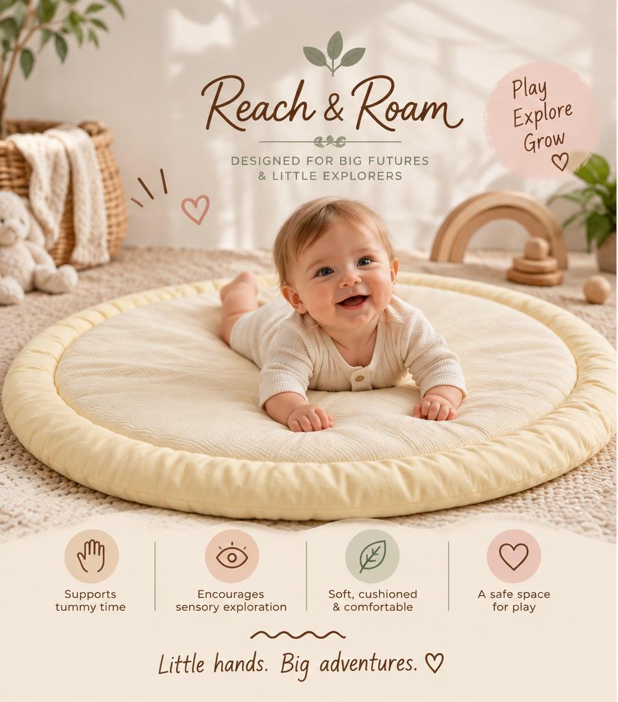 Butter Yellow Tummy Ttime Mat