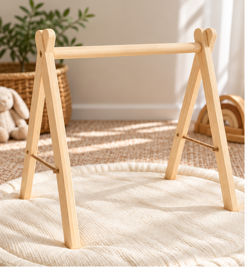Wooden Baby Play Gym