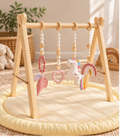 The Little Explorer Play Gym Set – Unicorn & Butter Yellow 🦄🌼
