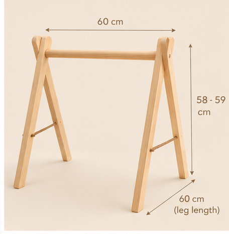 Wooden Baby Play Gym
